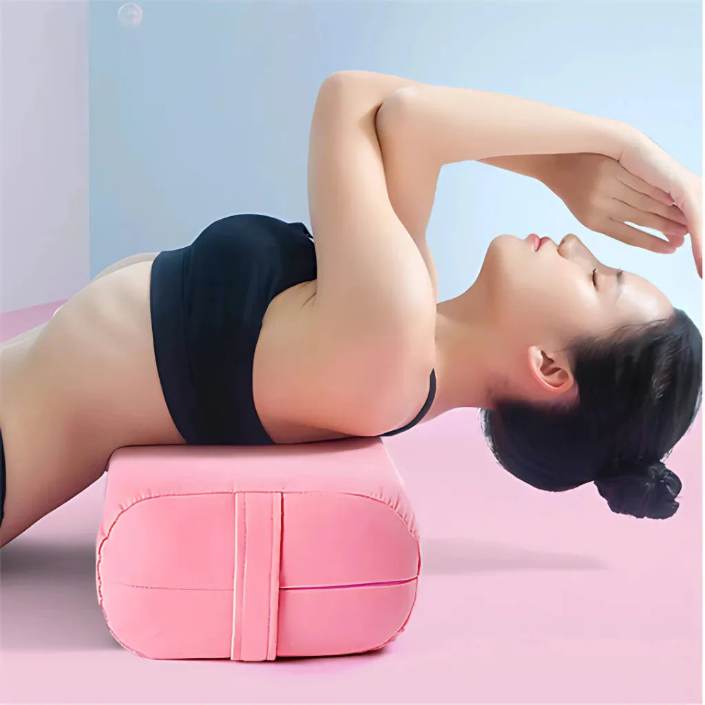 Comfort Fit Yoga Pillow Bolster For Restorative Support