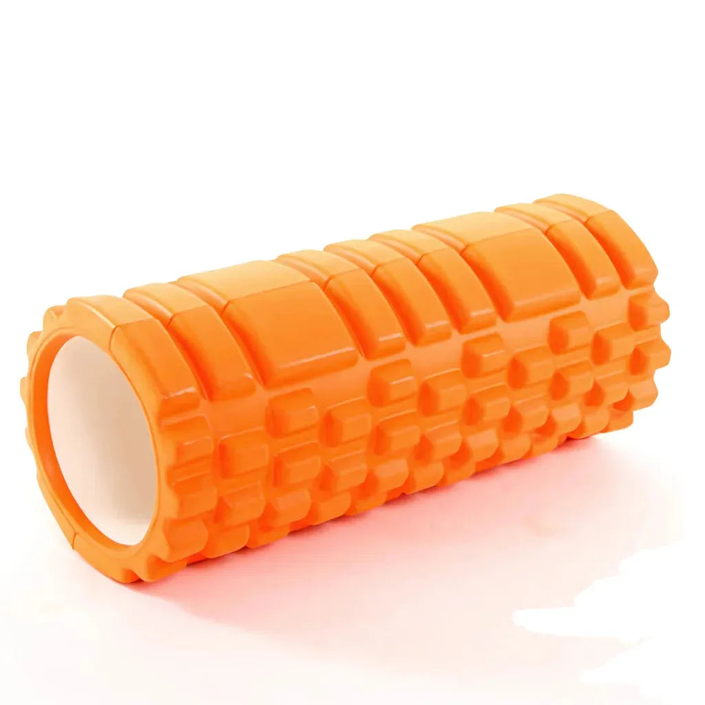 Compact Foam Roller Yoga Tool For Muscle Recovery - Orange