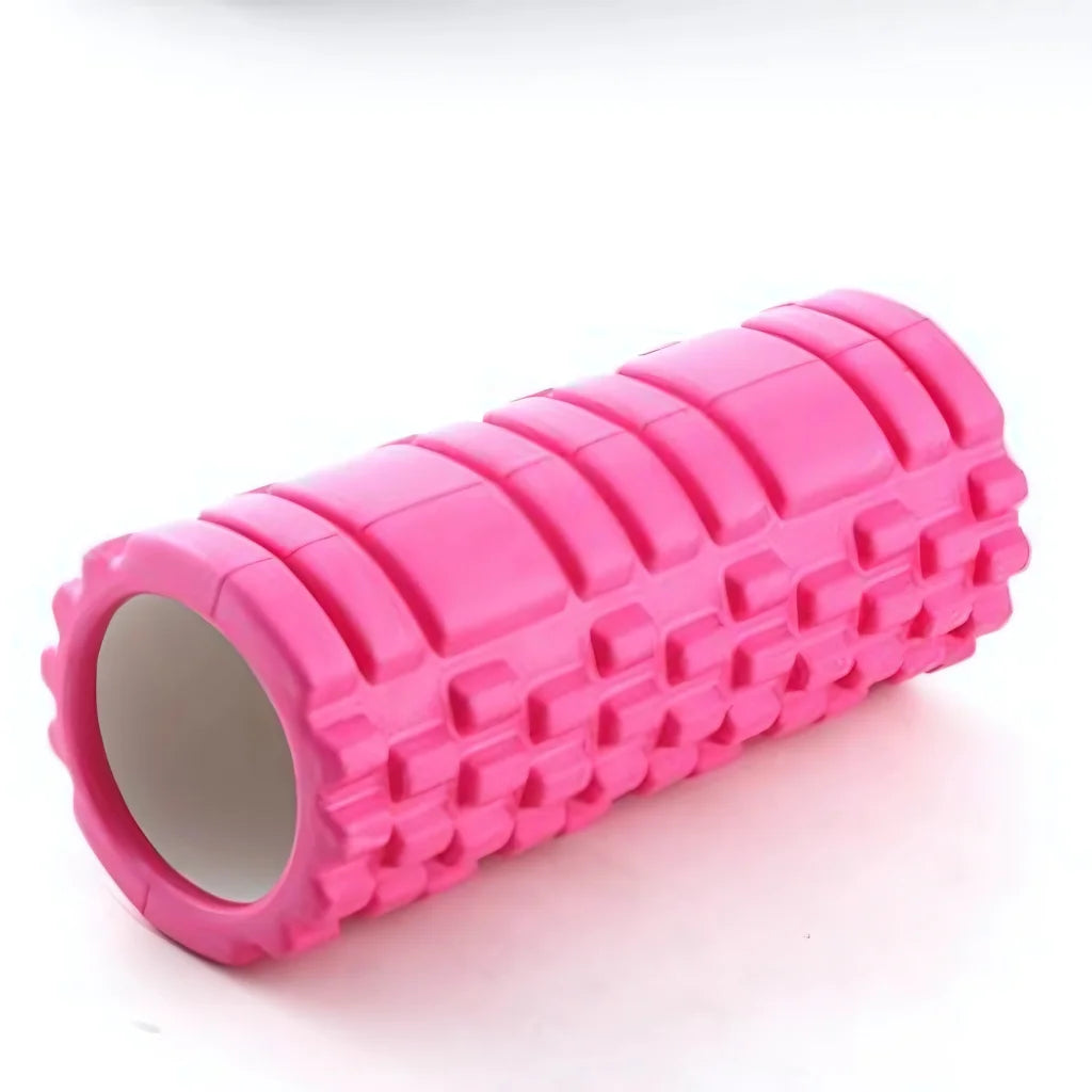 Compact Foam Roller Yoga Tool For Muscle Recovery - Pink