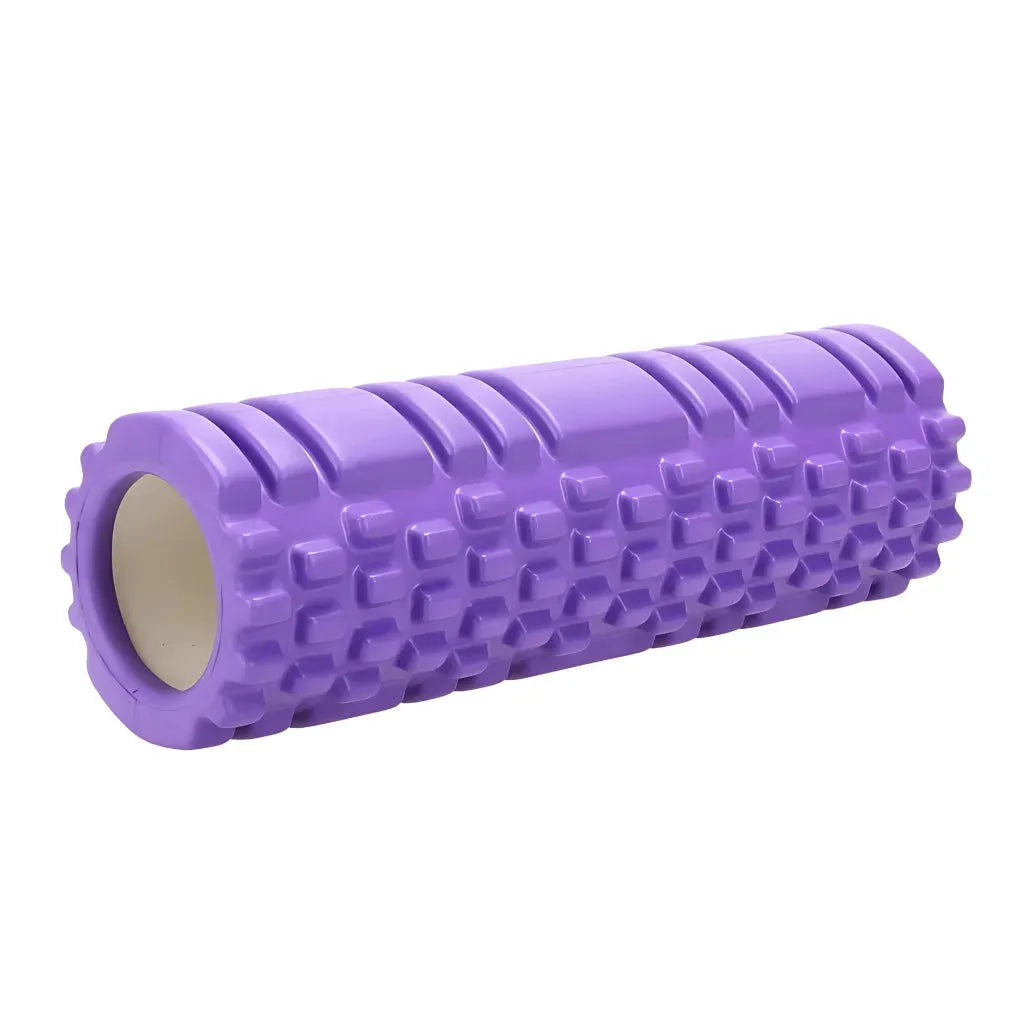 Compact Foam Roller Yoga Tool For Muscle Recovery - Puple