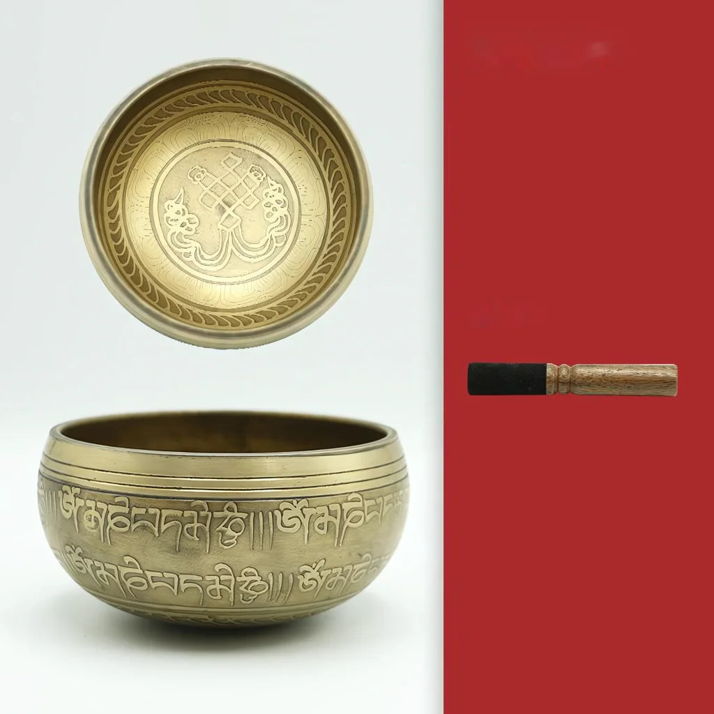Copper Meditation Bowl That Makes Sound - Copper / 8 cm