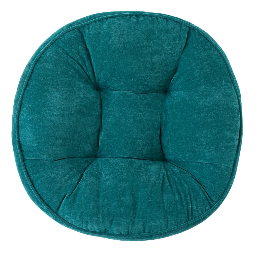 Corduroy Yoga Meditation Cushion For Mindful Seating - Water blue