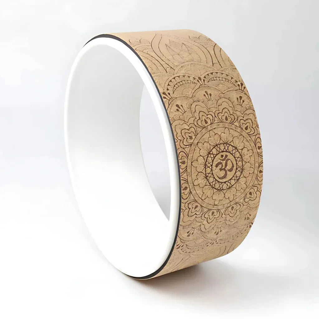 Cork Yoga Wheel For Balance Flexibility And Relief