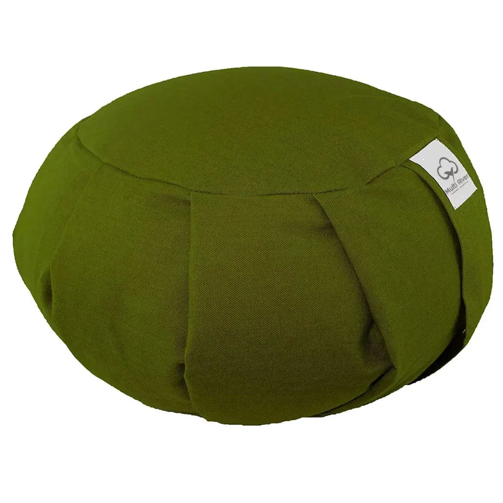 Cotton Supportive Meditation Pillows For Comfort - Green
