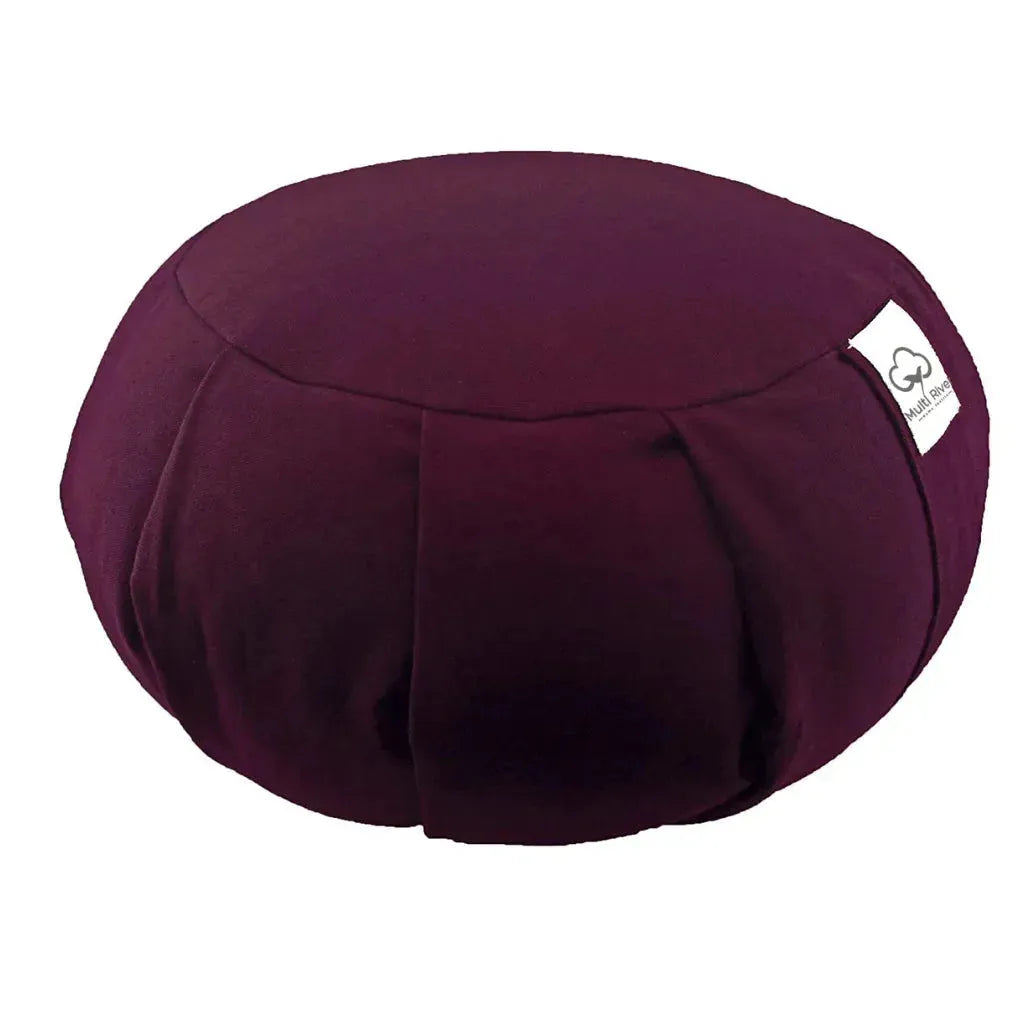 Cotton Supportive Meditation Pillows For Comfort - Purple