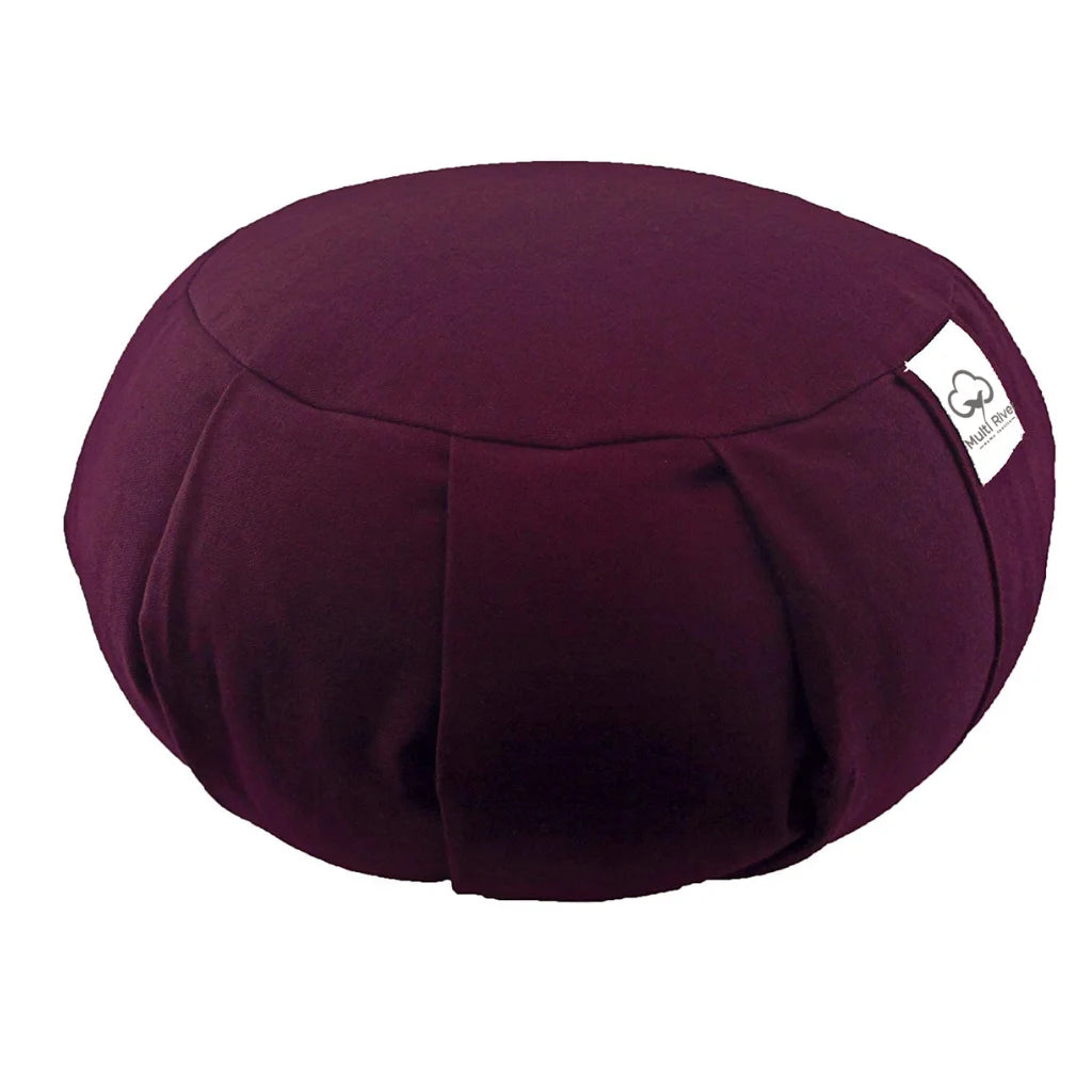 Cotton Supportive Meditation Pillows For Comfort - Purple