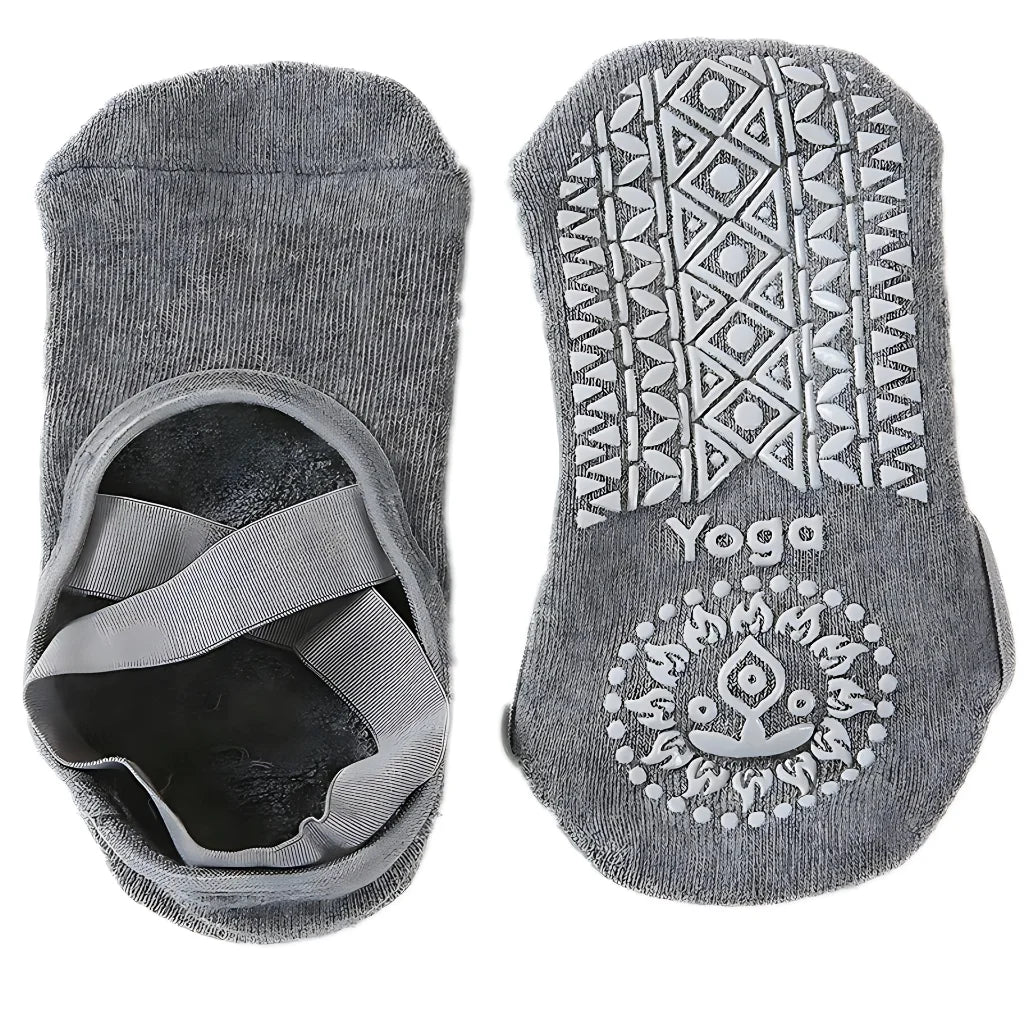 Cross Belt Barre Socks For Women