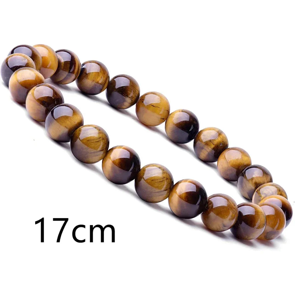 Crystal Stretch Bead Bracelets For Everyday Balance - Brown 17cm