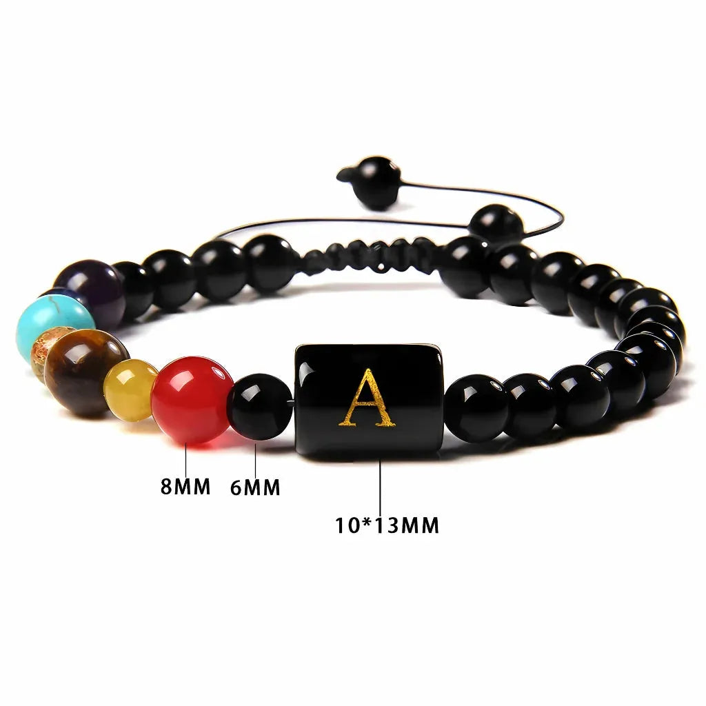 Custom Beaded Bracelets With Natural Stone Charm