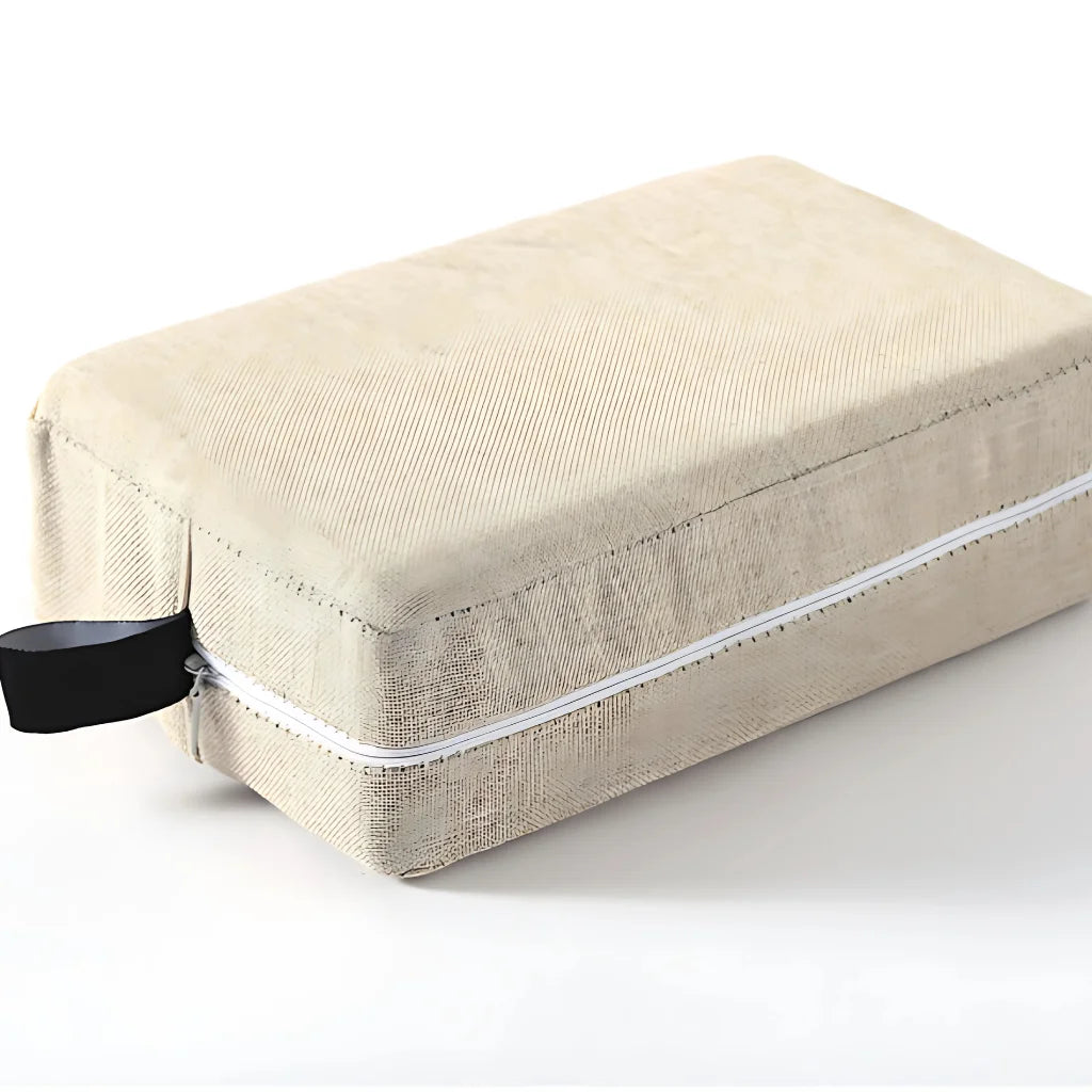 Custom Fit Yoga Block Cover For Stylish Protection - Beige