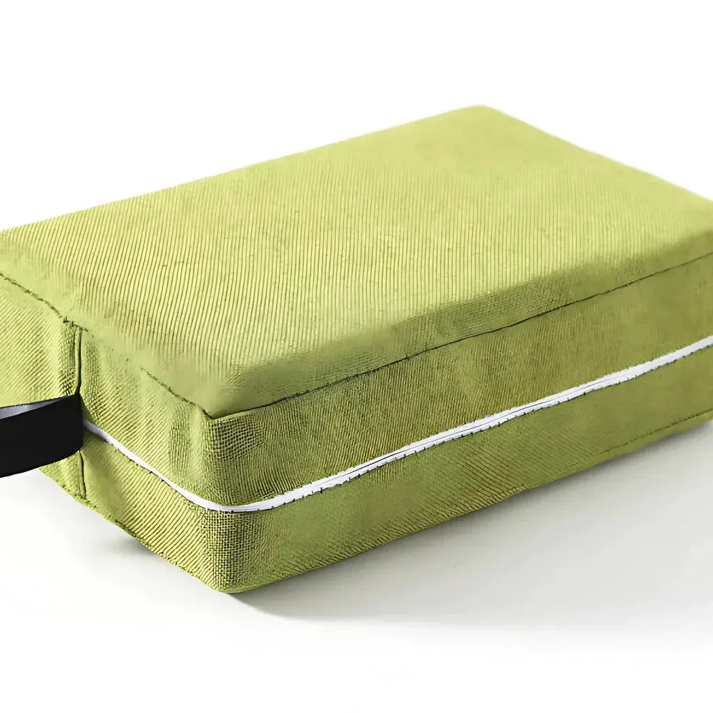 Custom Fit Yoga Block Cover For Stylish Protection - Green