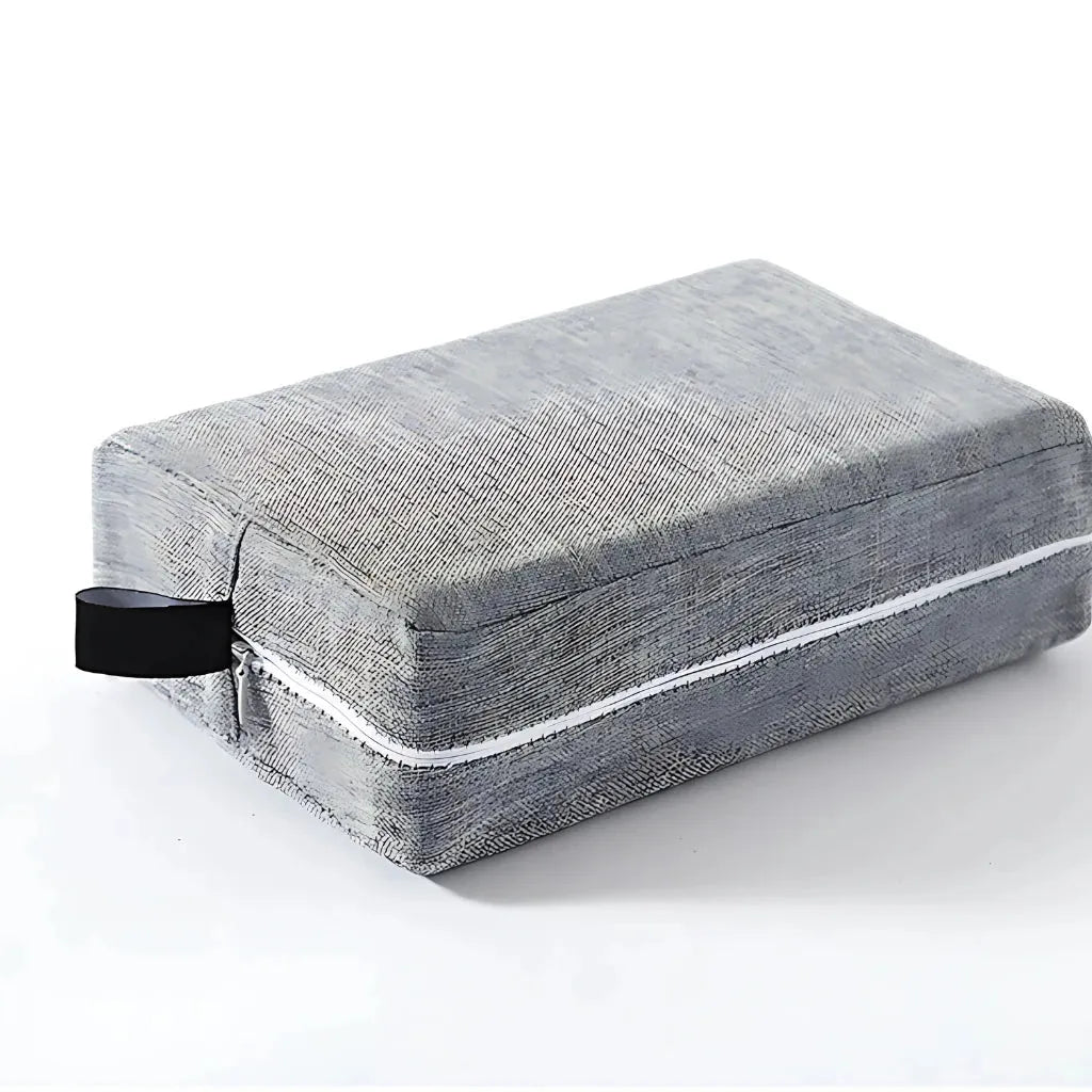 Custom Fit Yoga Block Cover For Stylish Protection - Grey