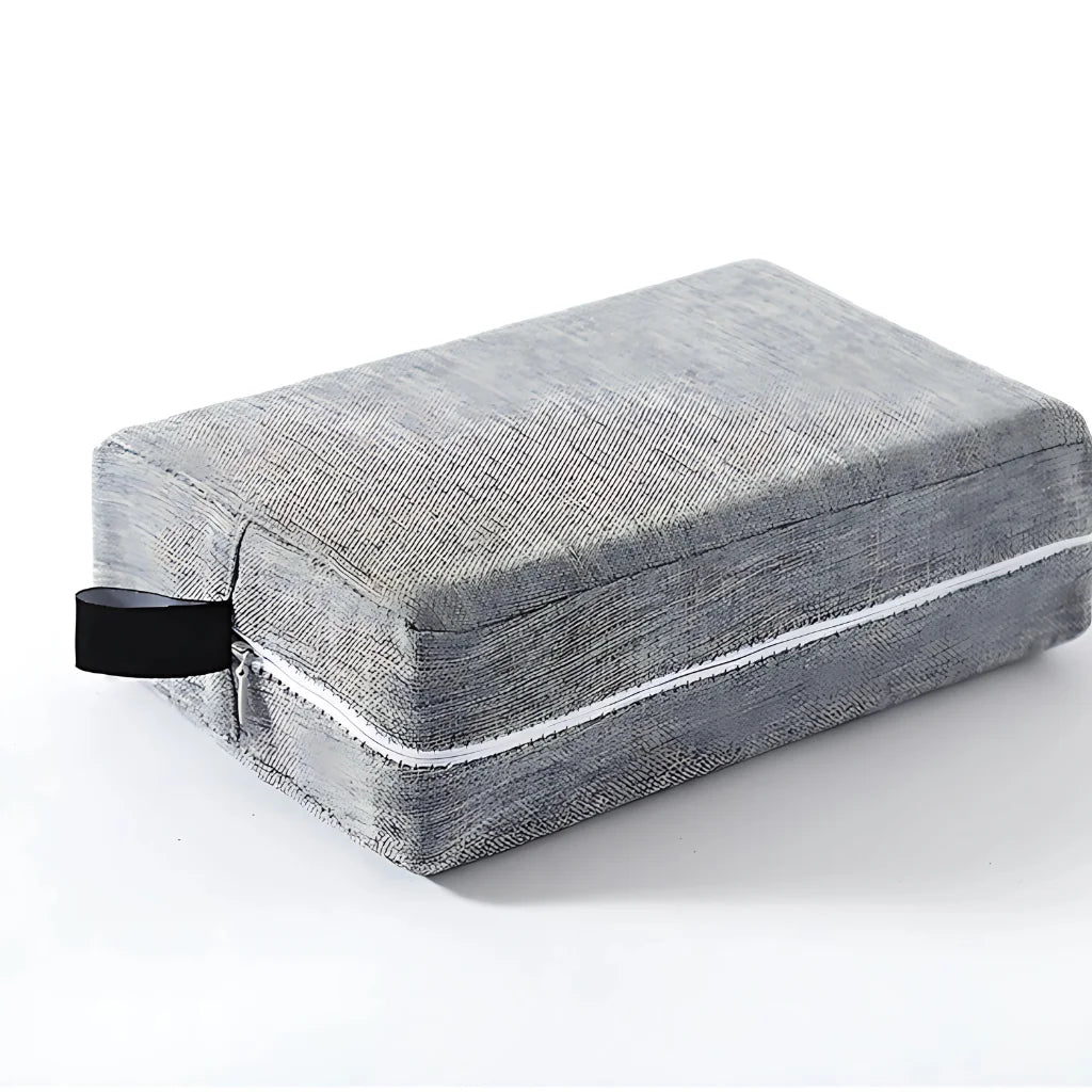 Custom Fit Yoga Block Cover For Stylish Protection - Grey