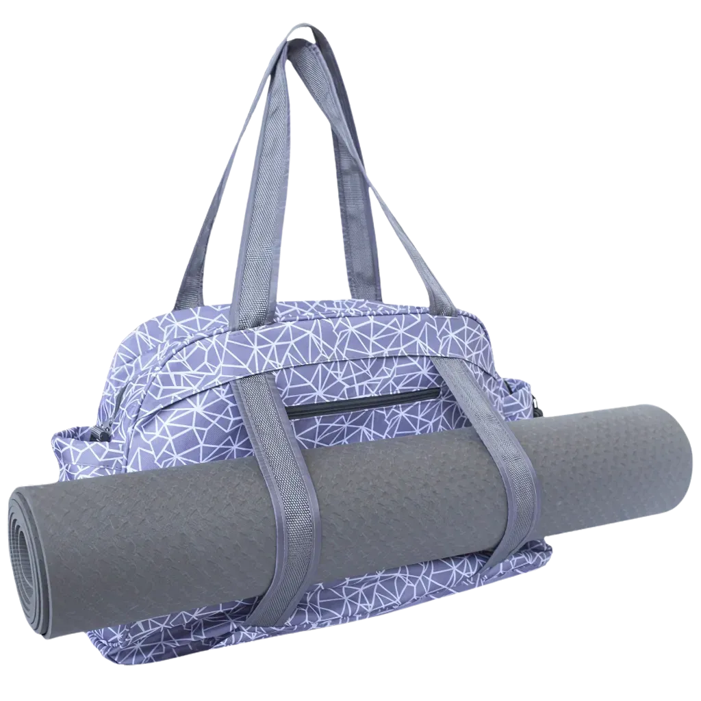 Duffle Bag With Yoga Mat Holder For Studio & Travel