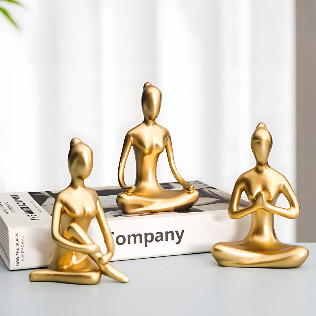 Elegant Minimalist Yoga Ornament For Mindful Spaces