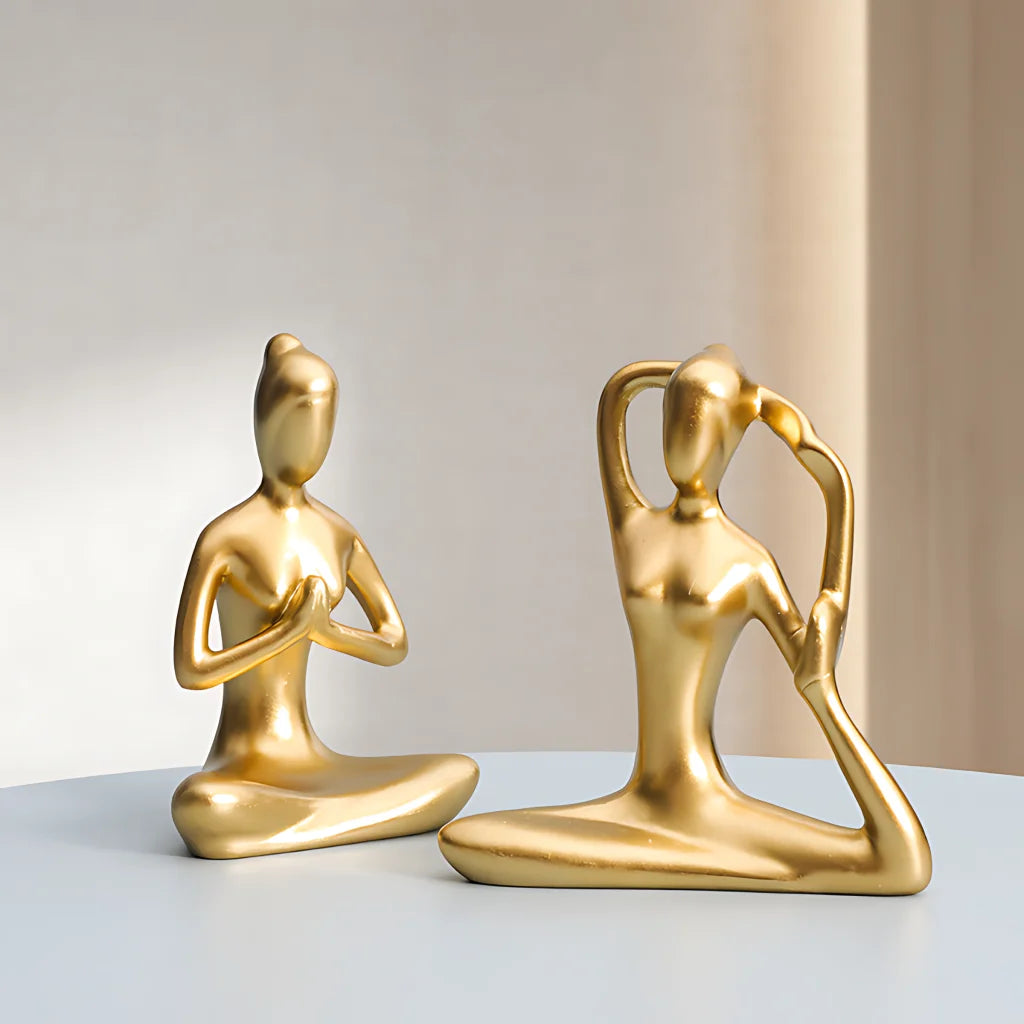 Elegant Minimalist Yoga Ornament For Mindful Spaces
