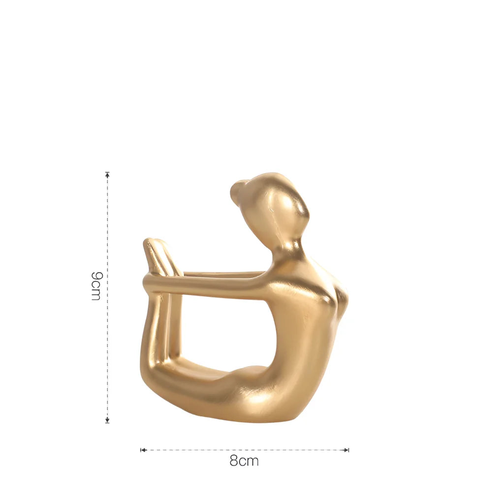 Elegant Minimalist Yoga Ornament For Mindful Spaces - Beautiful