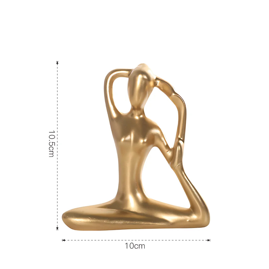 Elegant Minimalist Yoga Ornament For Mindful Spaces - Graceful