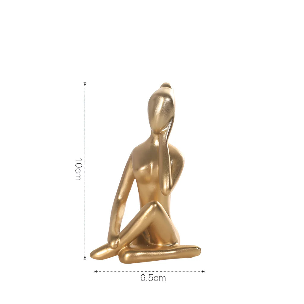 Elegant Minimalist Yoga Ornament For Mindful Spaces - Leisurely