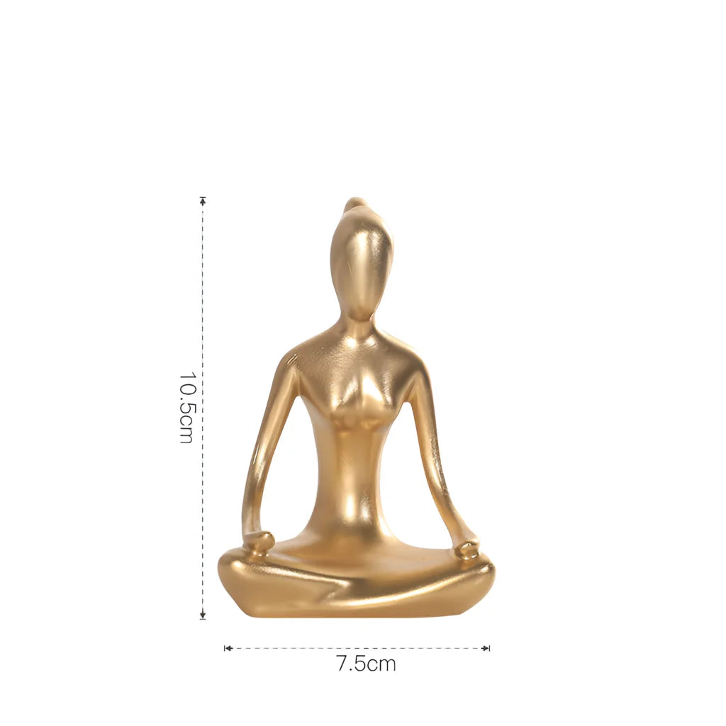 Elegant Minimalist Yoga Ornament For Mindful Spaces - Meditation