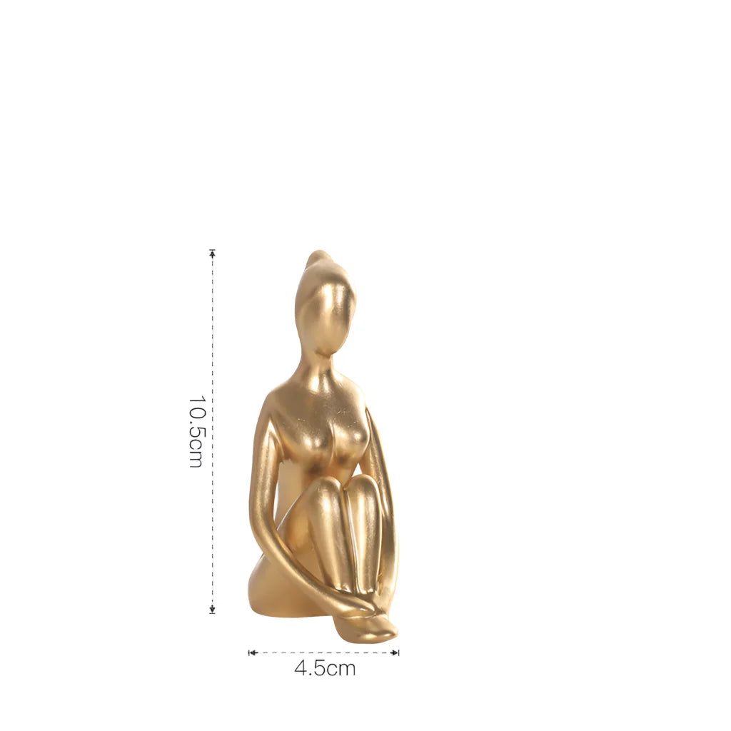 Elegant Minimalist Yoga Ornament For Mindful Spaces - Rest