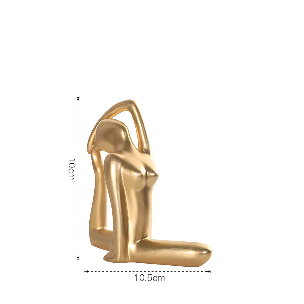 Elegant Minimalist Yoga Ornament For Mindful Spaces - Stretch