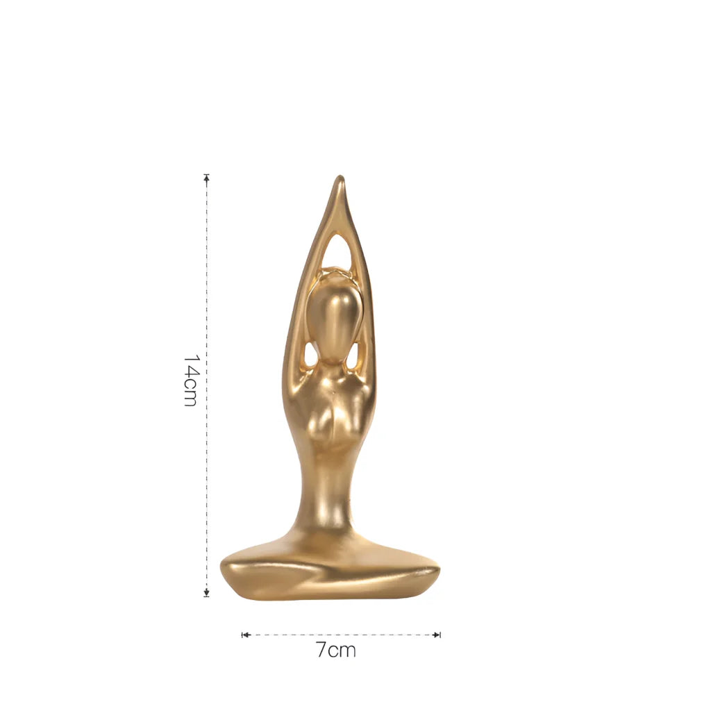 Elegant Minimalist Yoga Ornament For Mindful Spaces - Worship the Moon