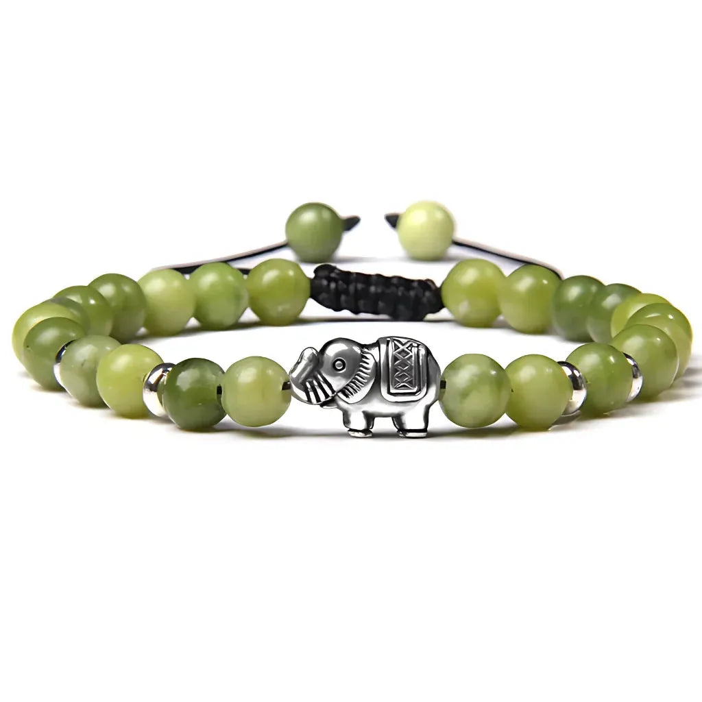 Elephant Charm Gemstones Bracelets For Balance - 2 Style