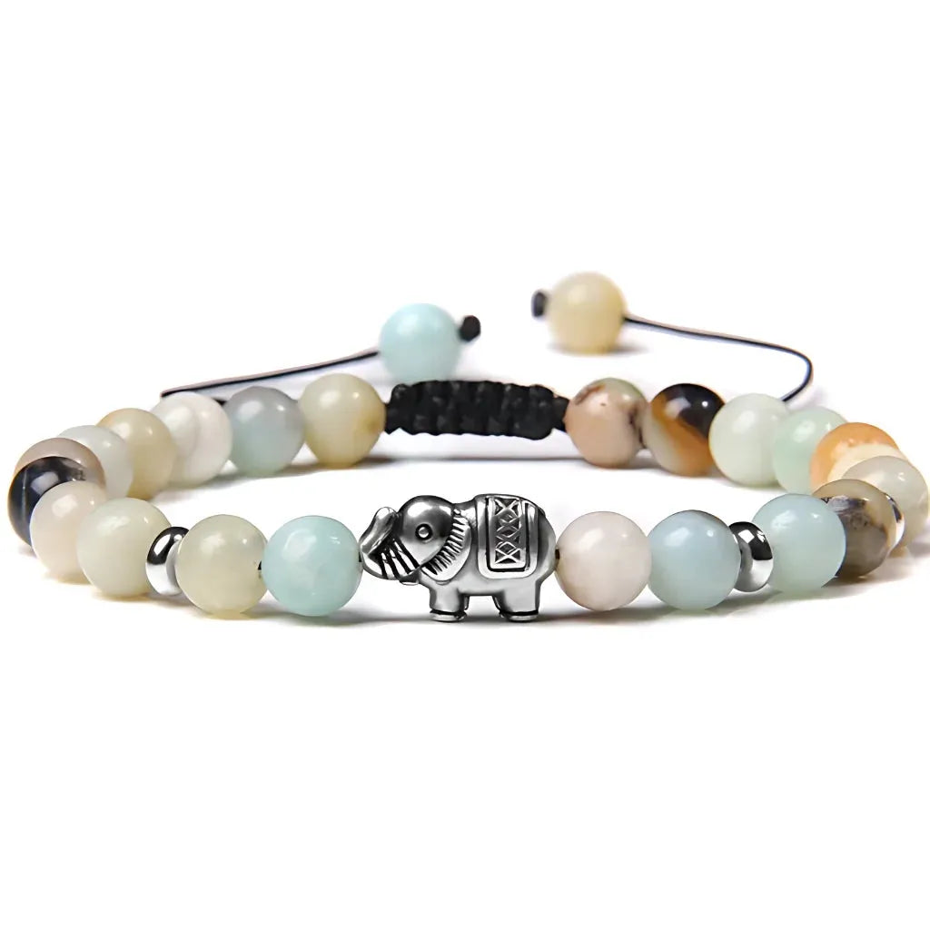 Elephant Charm Gemstones Bracelets For Balance - 4 Style