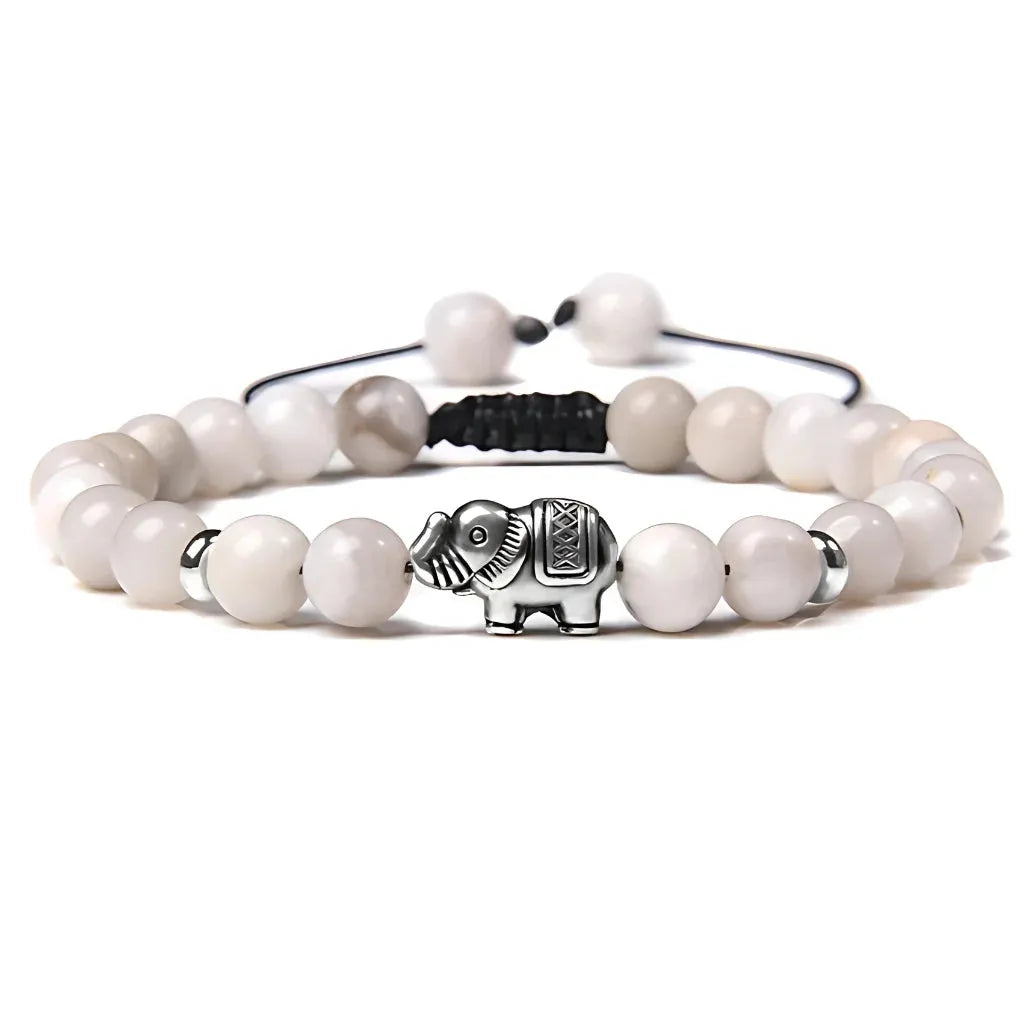 Elephant Charm Gemstones Bracelets For Balance - 6 Style