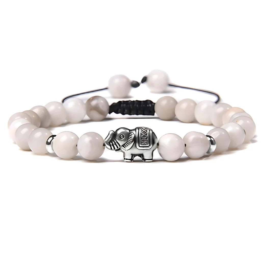 Elephant Charm Gemstones Bracelets For Balance - 6 Style