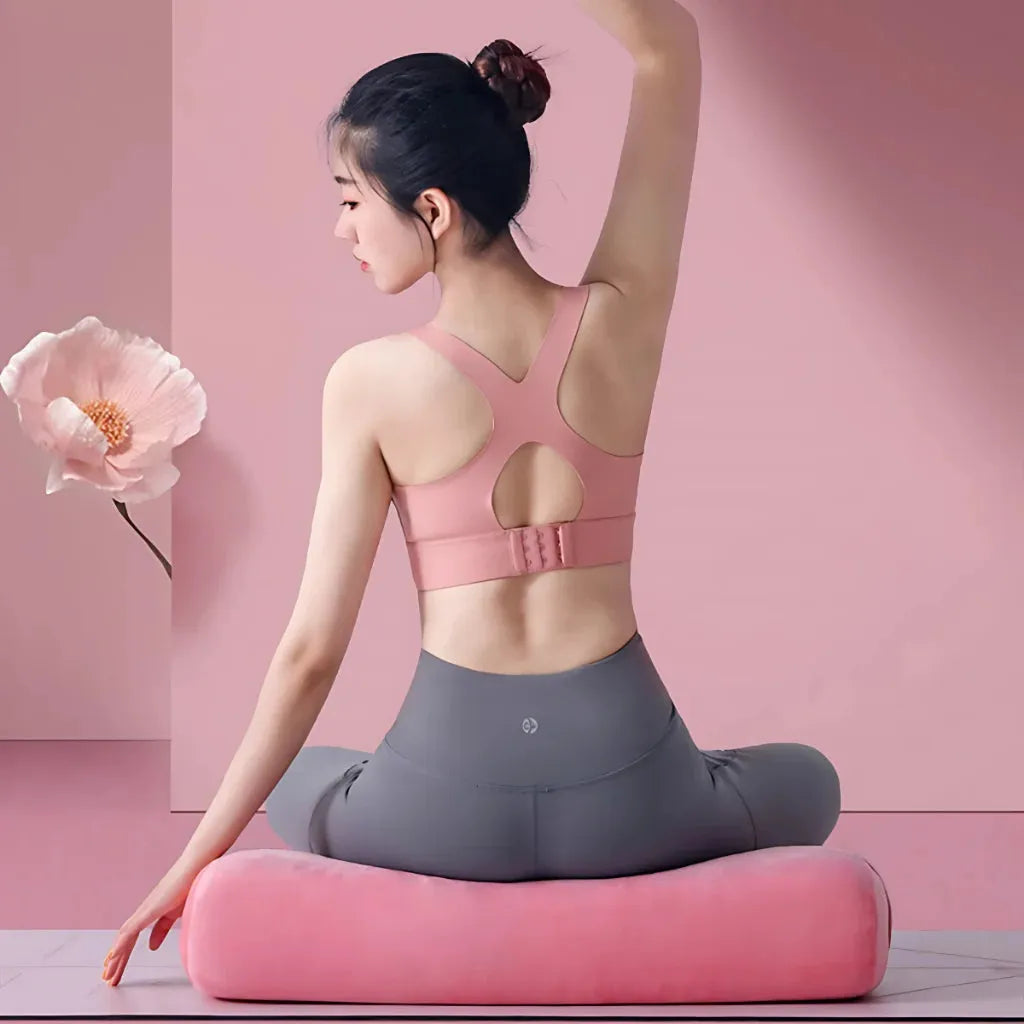 Elevated Eco Bolster Pillow For Deep Yoga Support