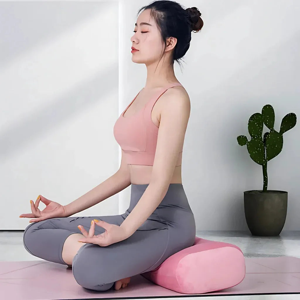 Elevated Eco Bolster Pillow For Deep Yoga Support