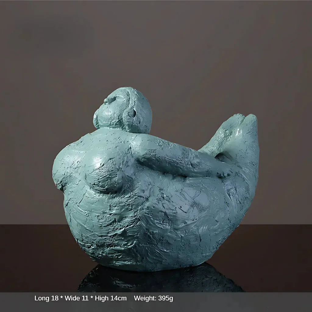 Empowering Chubby Yoga Figurines For Joyful Spaces - 2 Style / Large