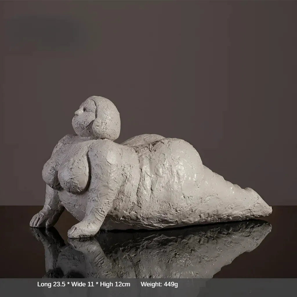 Empowering Chubby Yoga Figurines For Joyful Spaces - 4 Style / Large