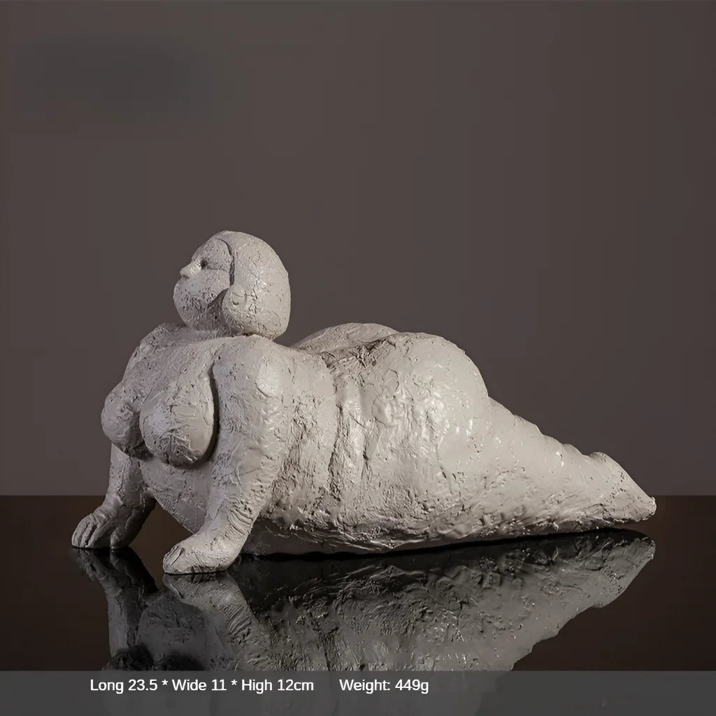 Empowering Chubby Yoga Figurines For Joyful Spaces - 4 Style / Large