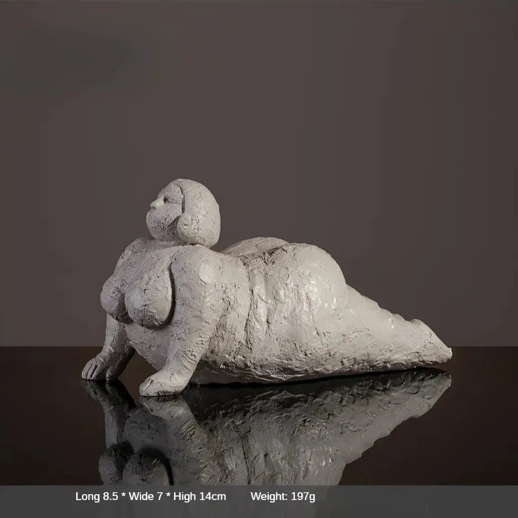Empowering Chubby Yoga Figurines For Joyful Spaces - 4 Style / Small
