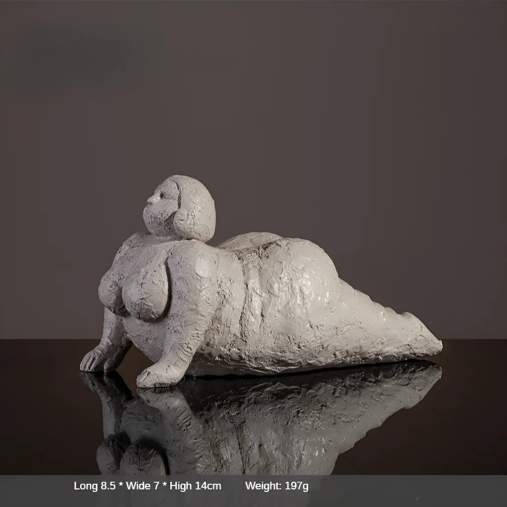 Empowering Chubby Yoga Figurines For Joyful Spaces - 4 Style / Small
