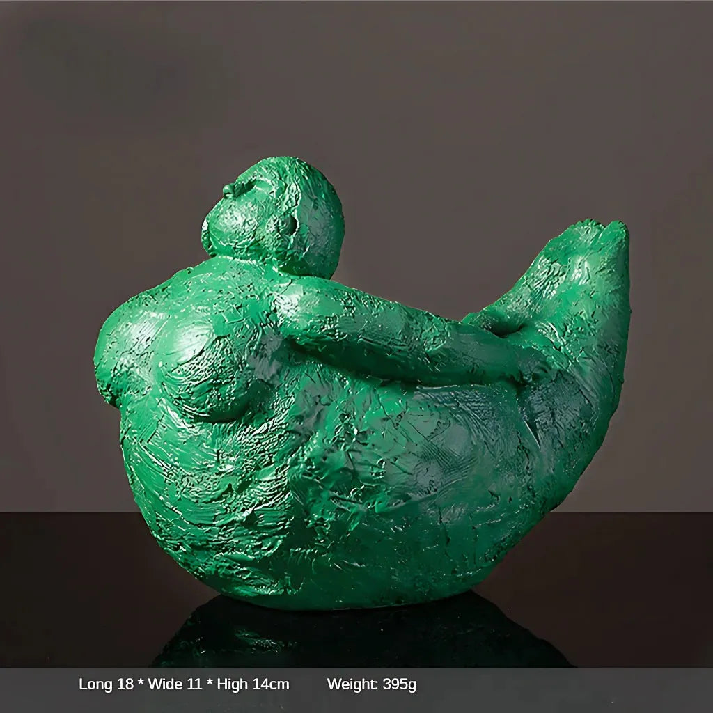 Empowering Chubby Yoga Figurines For Joyful Spaces - 6 Style / Large