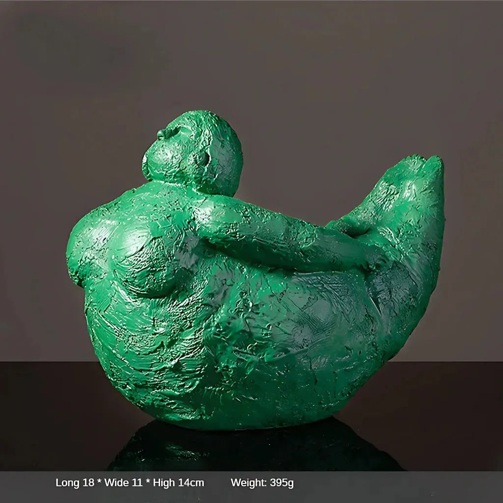 Empowering Chubby Yoga Figurines For Joyful Spaces - 6 Style / Large