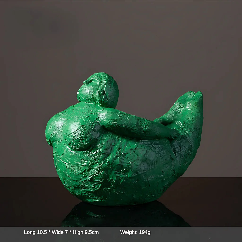 Empowering Chubby Yoga Figurines For Joyful Spaces - 6 Style / Small