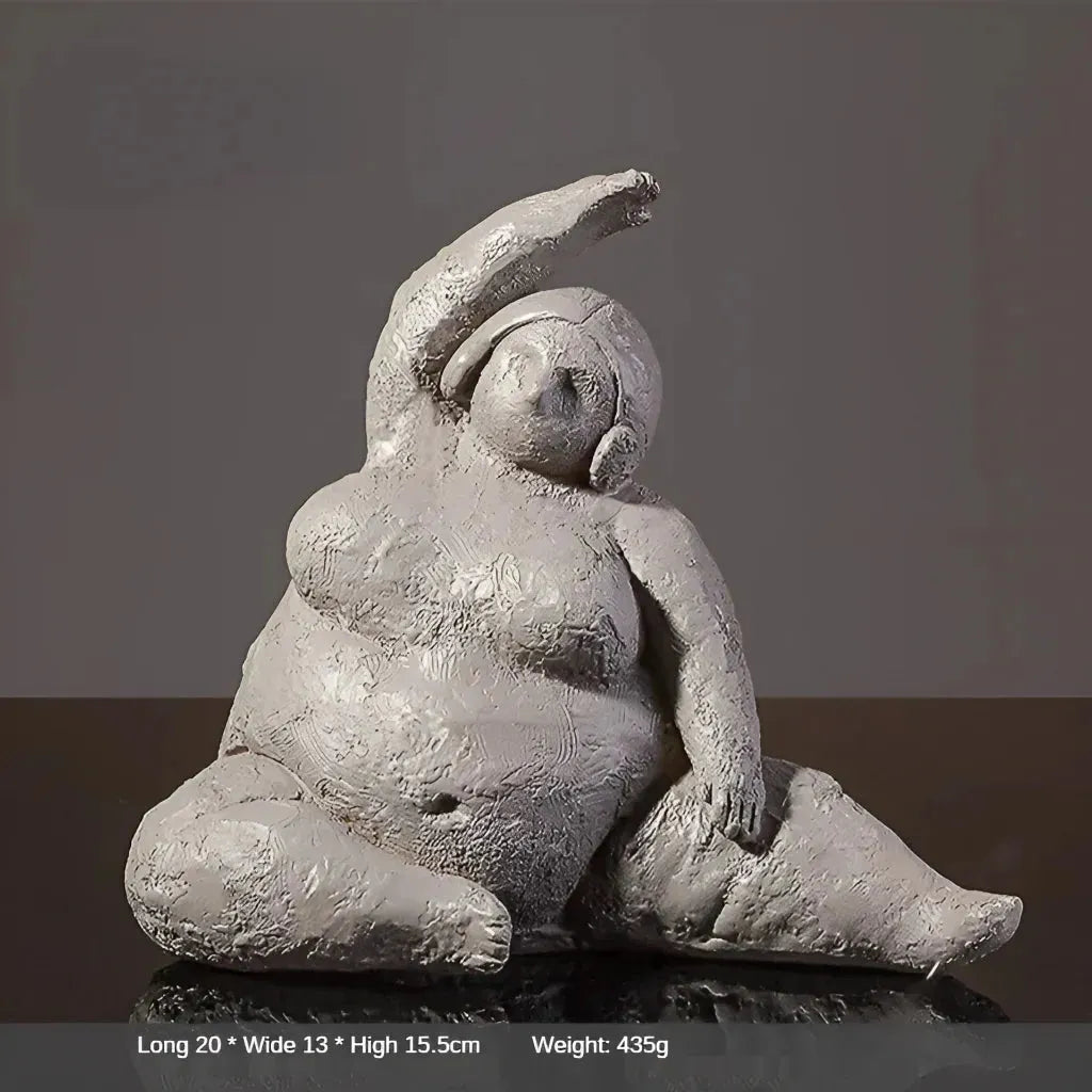 Empowering Chubby Yoga Figurines For Joyful Spaces - 7 Style / Large