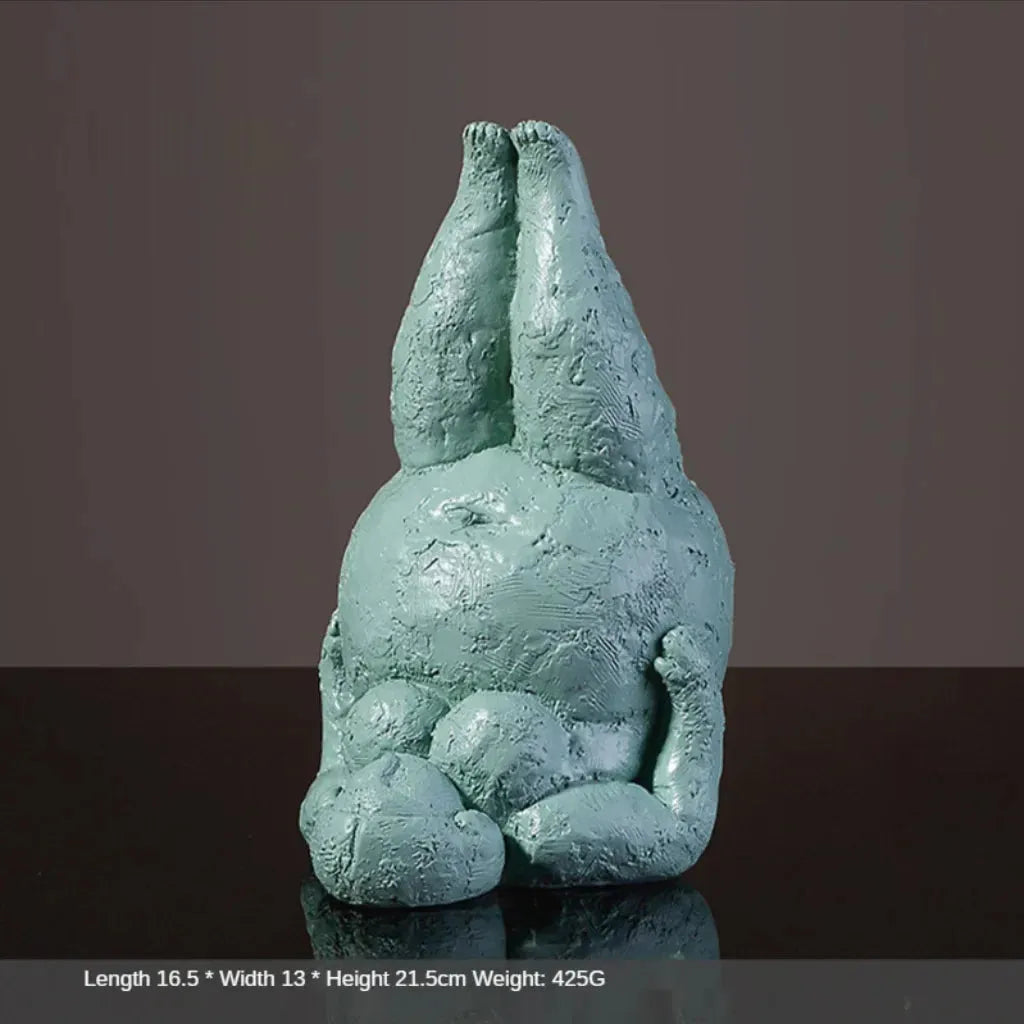 Empowering Chubby Yoga Figurines For Joyful Spaces - 8 Style / Large