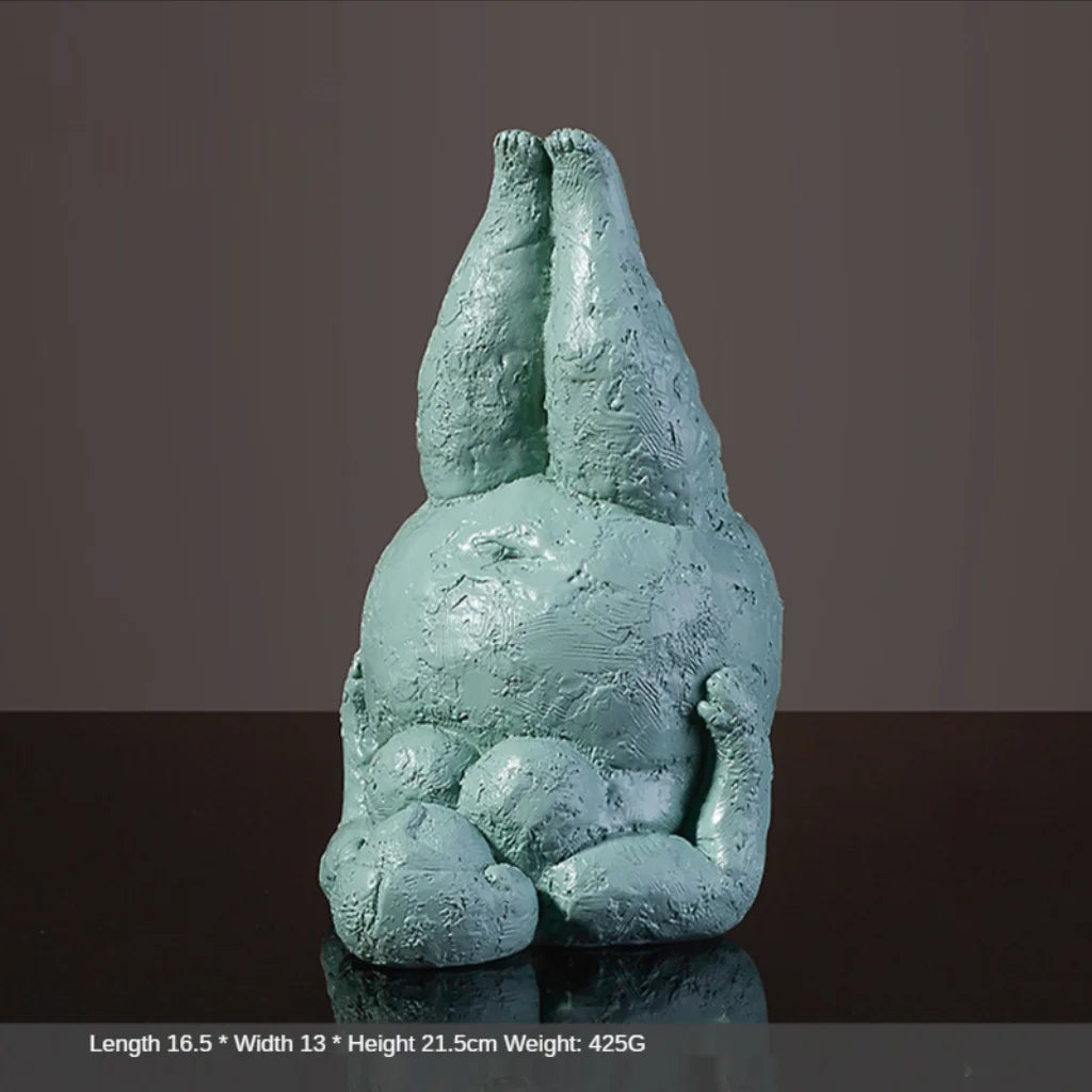 Empowering Chubby Yoga Figurines For Joyful Spaces - 8 Style / Large