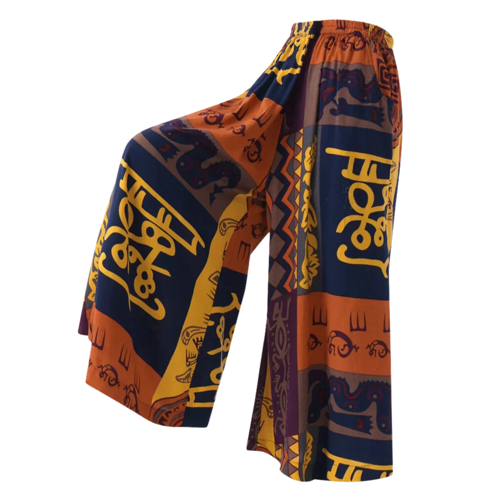 Everyday Ease Wide Leg Jogging Pants Womens Style - Navy Blue / 4XL