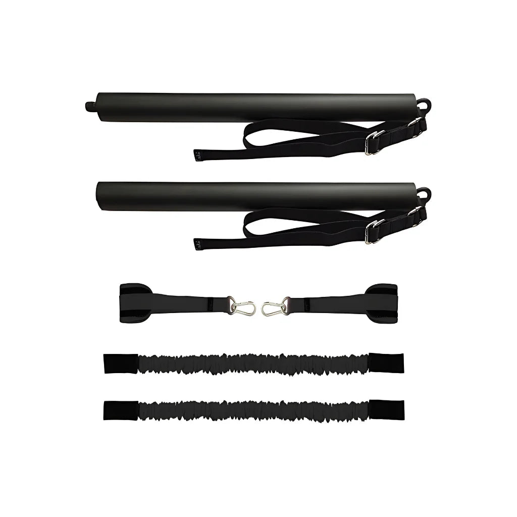 Fitness Equipment Elastic Bands With Pilates Bar Set