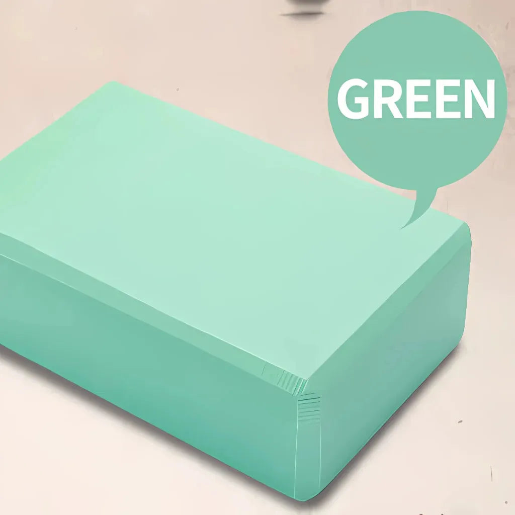 Foam Exercise Blocks For Yoga And Flexibility Training - Green