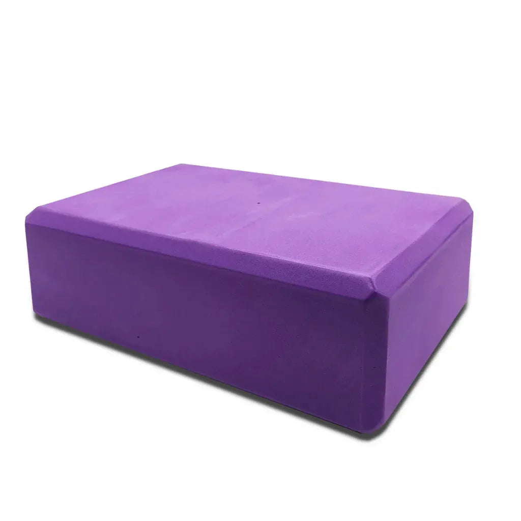 Foam Exercise Blocks For Yoga And Flexibility Training - Purple