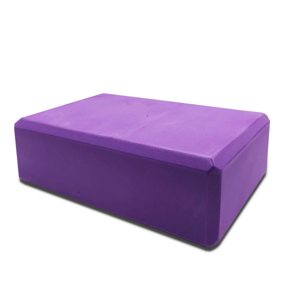 Foam Exercise Blocks For Yoga And Flexibility Training - Purple