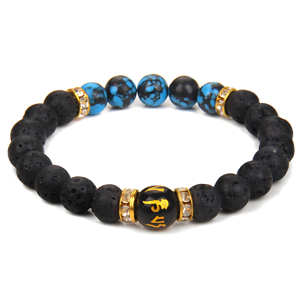 Gemstone Chakra Bracelet For Energy Balance - Style F